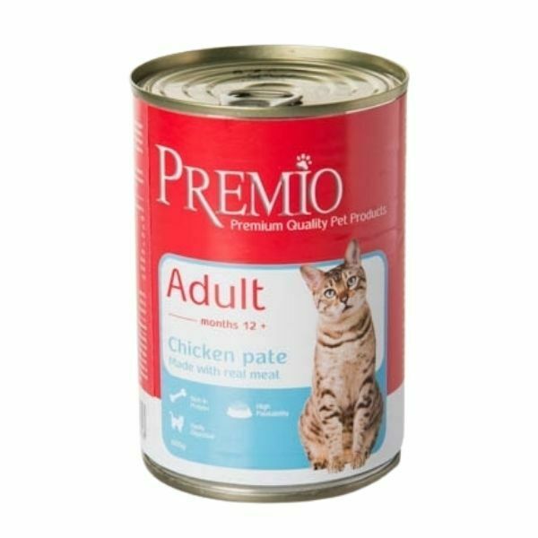 פרמיו עוף שימורים פטה לחתולים