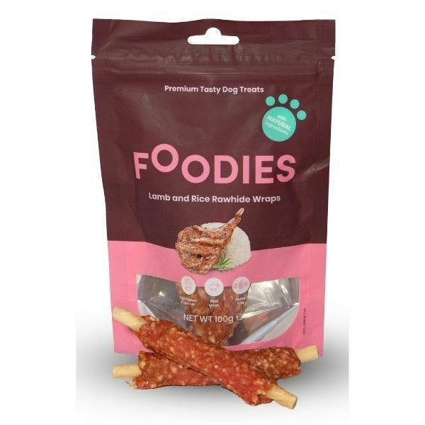 פודיס חטיף לכלבים כבש מגולגל על עצם עור בקר - 100 גרם