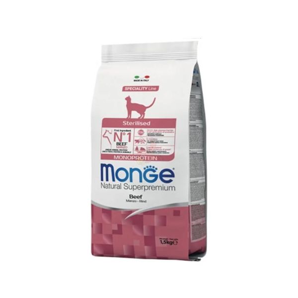 מונג חתולים מונו אדולט סטרילייז – 1.5 ק”ג