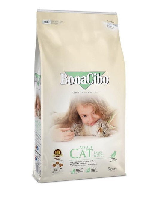 בונאסיבו חתול בוגר כבש ואורז 15 ק”ג