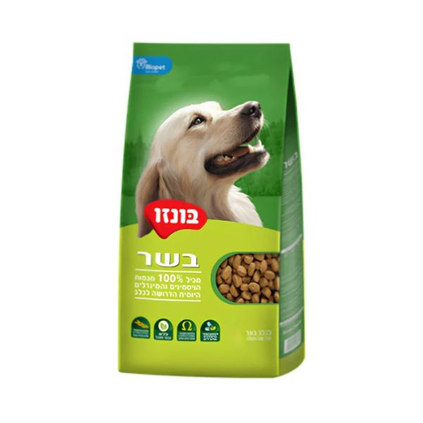 בונזו בשר מזון לכלבים - 3 ק"ג