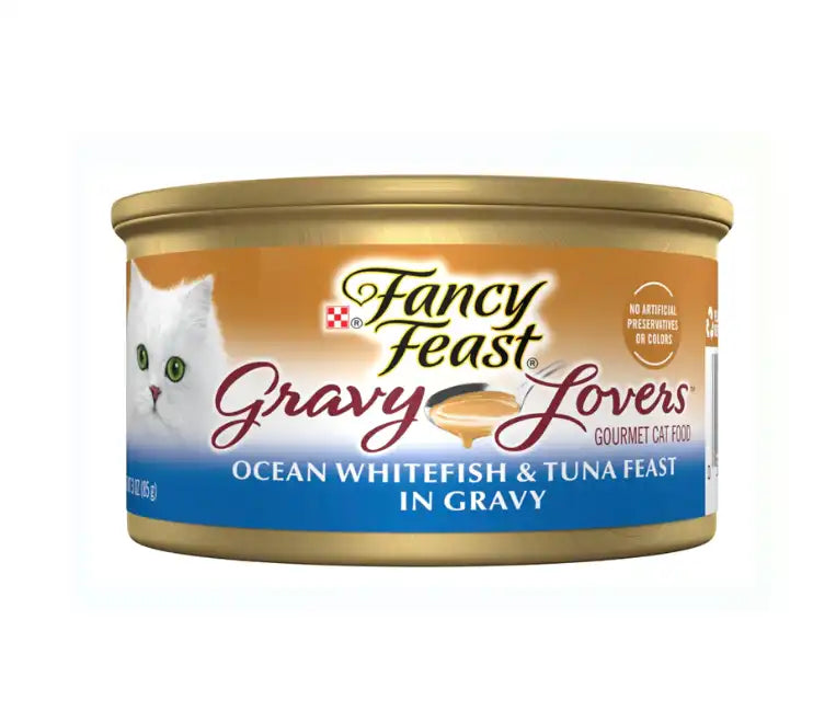 פנסי פיסט דג אוקיאנוס וטונה ברוטב עשיר 85 גרם Fancy Feast