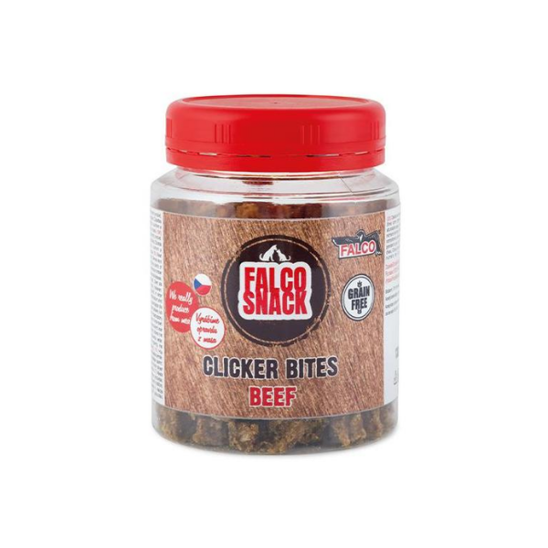SOKOL FALCO חטיף אילוף בקר מיובש לכלב 130 גרם בקופסה 100% טבעי