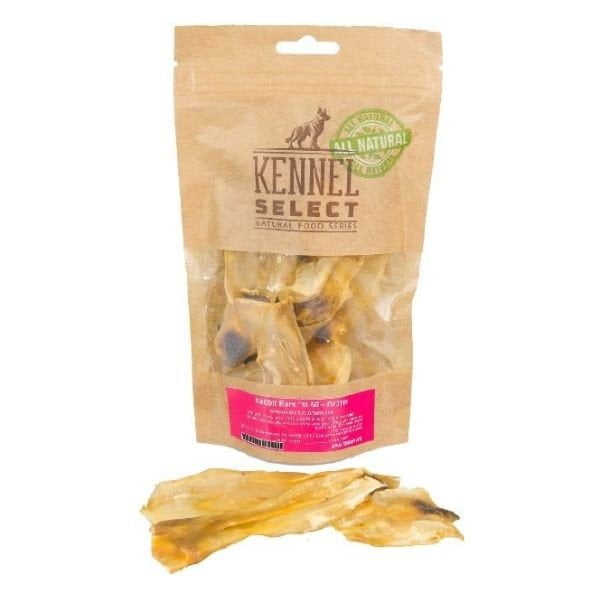 קאנל סלקט חטיף 100% טבעי – אוזני ארנב מיובש 50 גרם