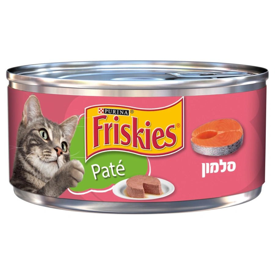 פריסקיז שימורים לחתולים פטה סלמון 156 גרם