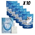 מודיפיי חול קריסטלי איכותי לחתולים 3.8 ליטר – 10 יח’ + תליון מודיפיי!